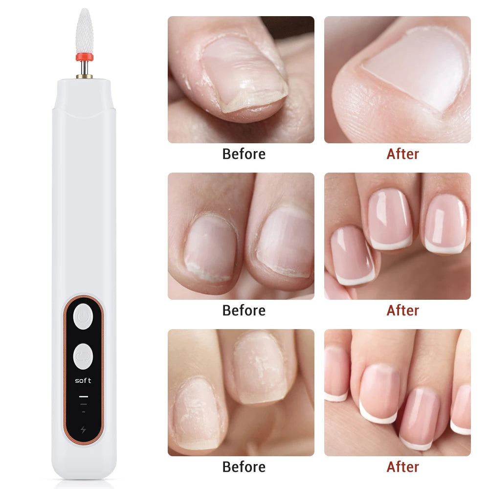 Professional Cordless Electric Nail File and Manicure Drill Set - 5