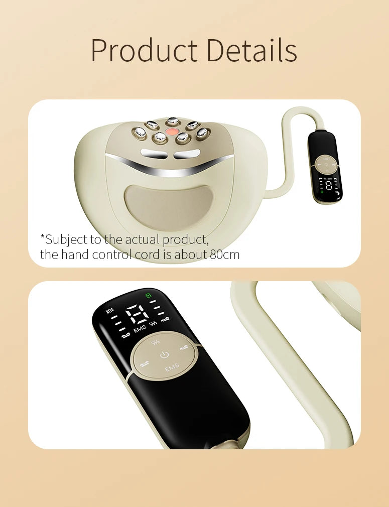4-in-1 Electric Neck Massager Pillow with Traction and Heat - 15