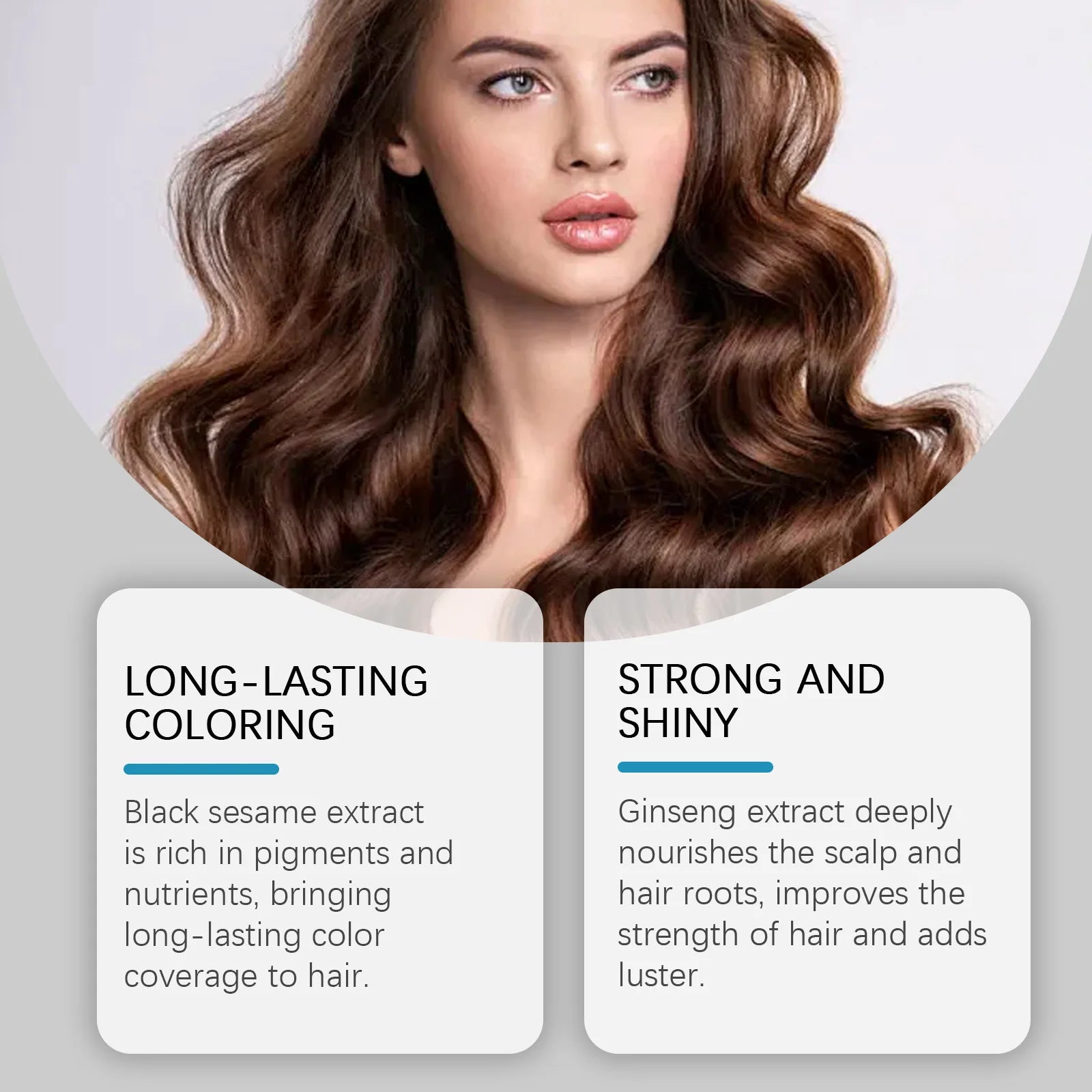 Instant Hair Color Dye Shampoo for Easy Grey Coverage - 9