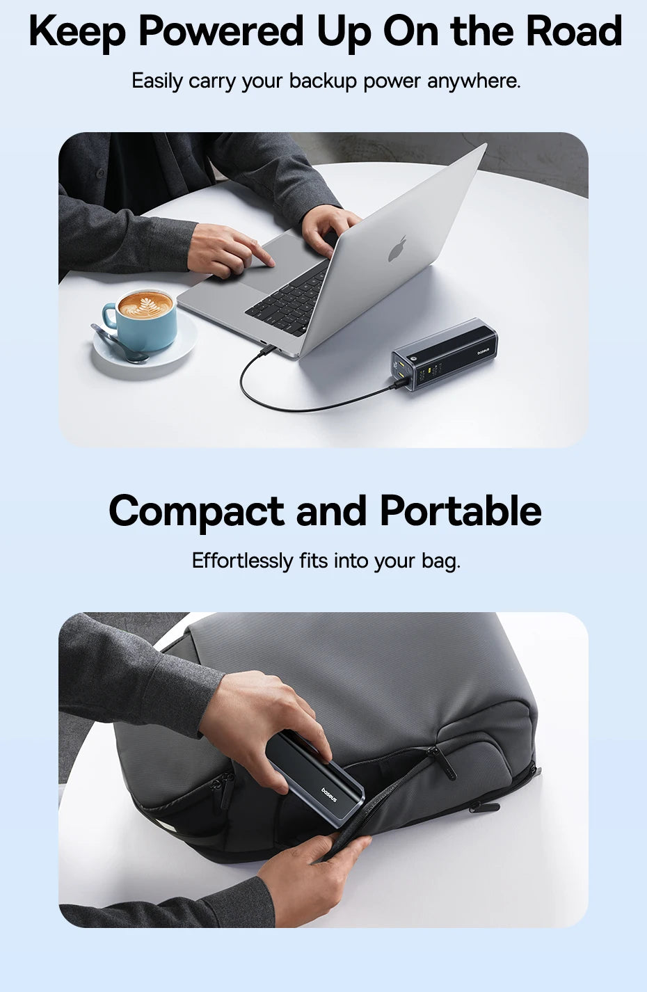 145W Fast Charging Portable Power Bank 20800mAh