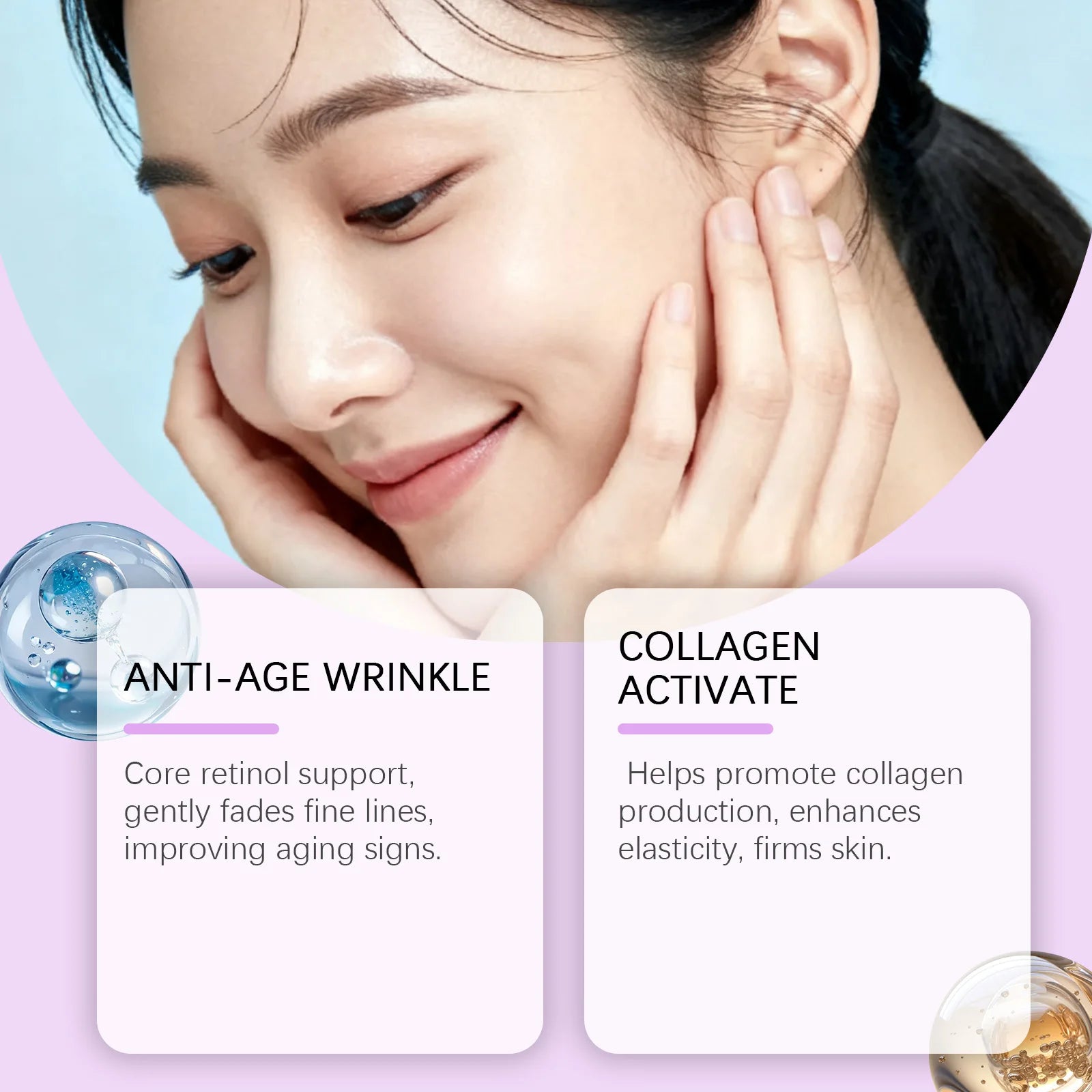 Retinol Anti-Aging Facial Serum for Firming and Brightening - 8