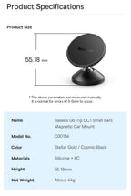 Magnetic Dashboard Car Phone Holder with Full Rotation