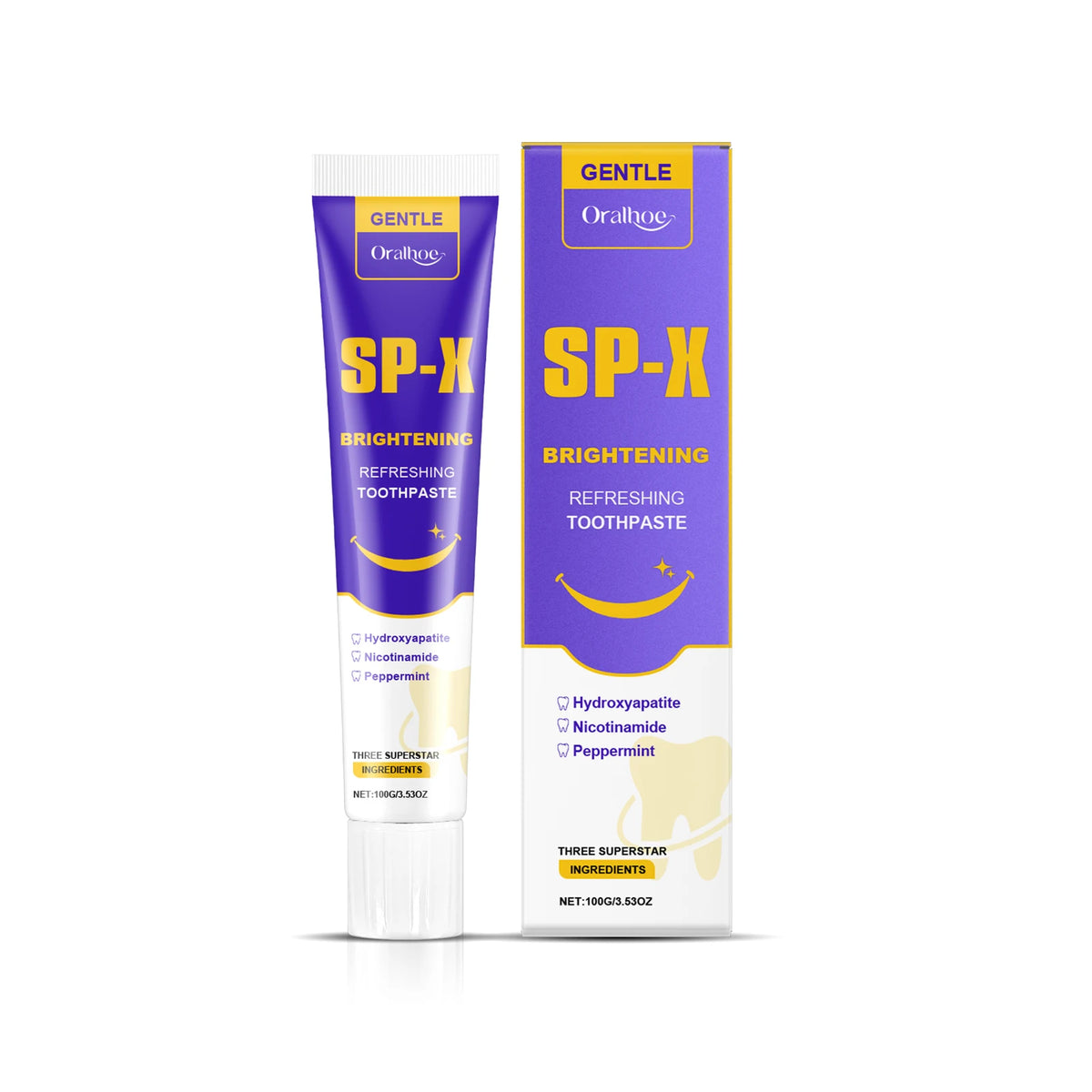 Brightening Teeth Whitening Toothpaste for Stain Removal