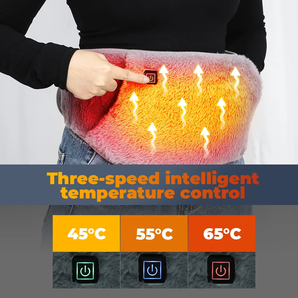 Electric Heating Pad Wrap for Back and Abdomen - 17