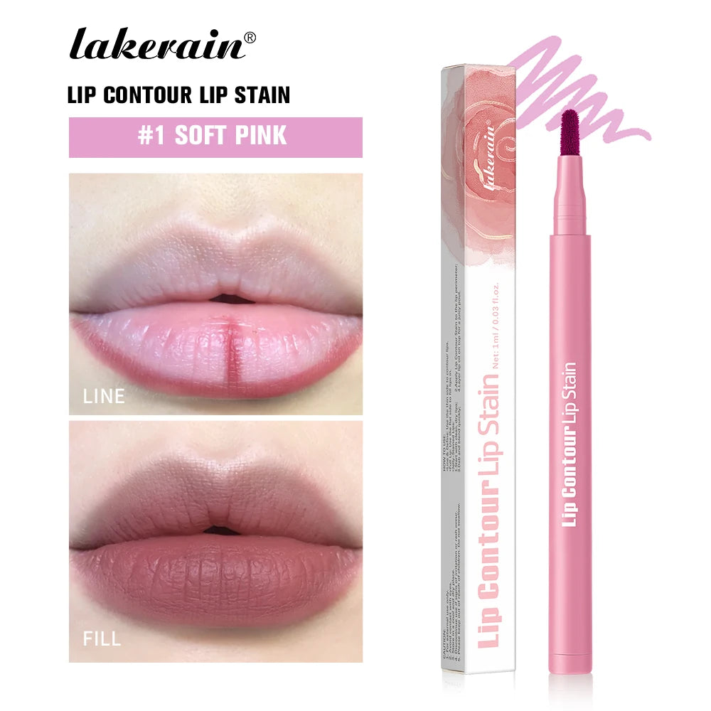 Waterproof Felt-Tip Lip Liner for Sculpting and Contouring