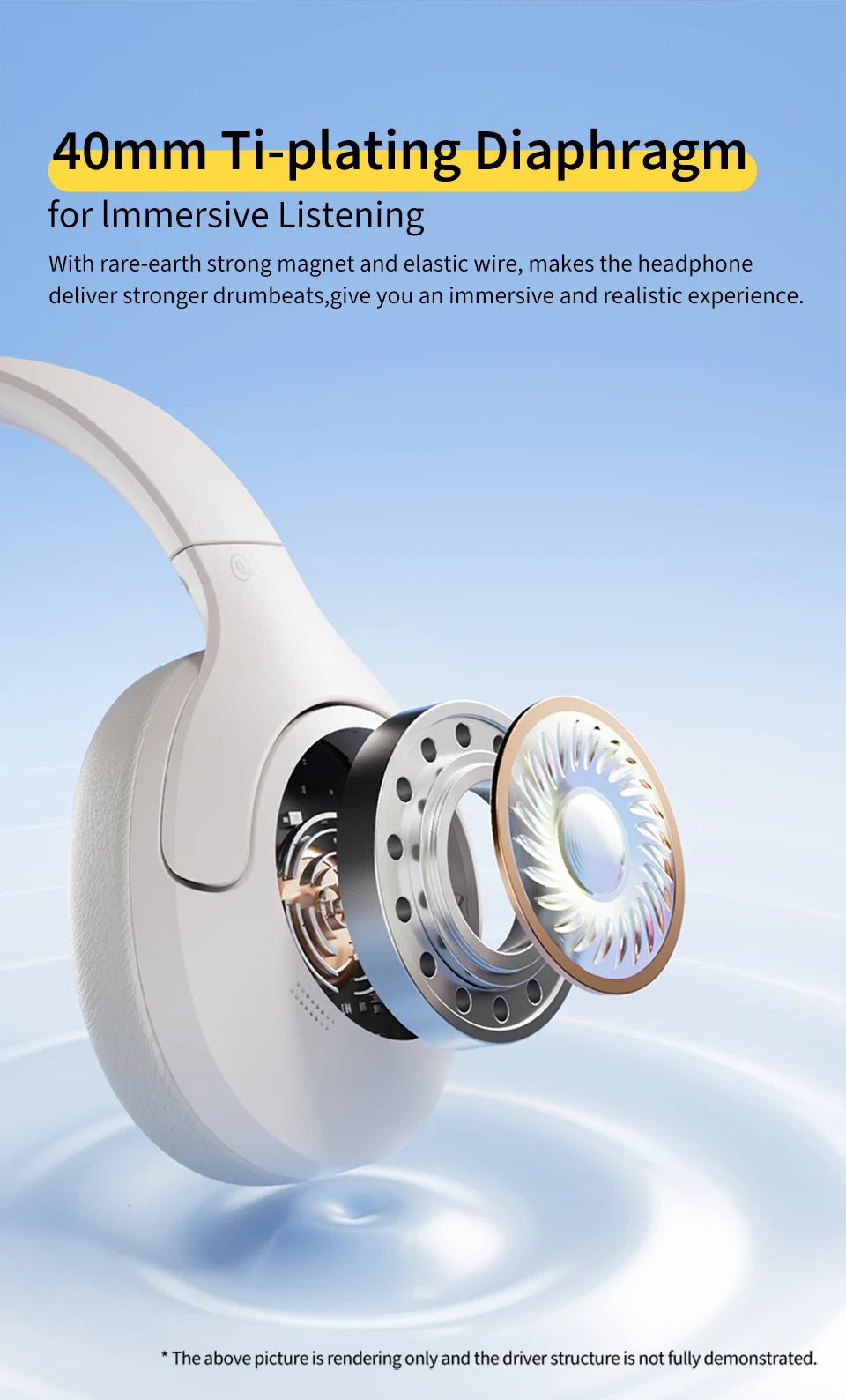 Wireless Noise Cancelling Over-Ear Headphones with Bluetooth 5.3