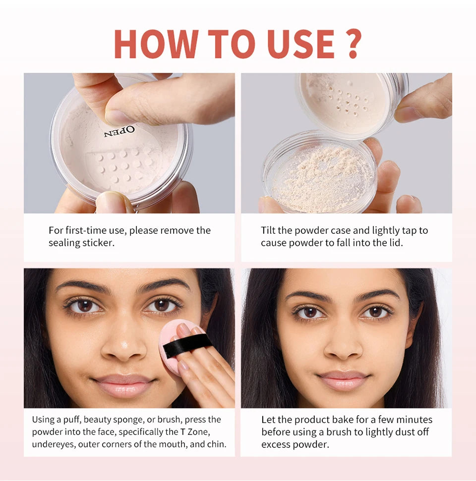Matte Finish Oil-Control Loose Face Powder - 16