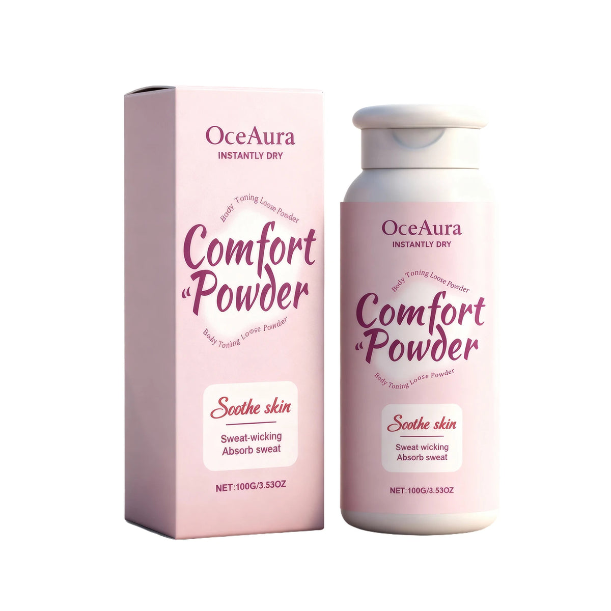 All-Over Sweat-Wicking Body Powder for Anti-Chafing Comfort