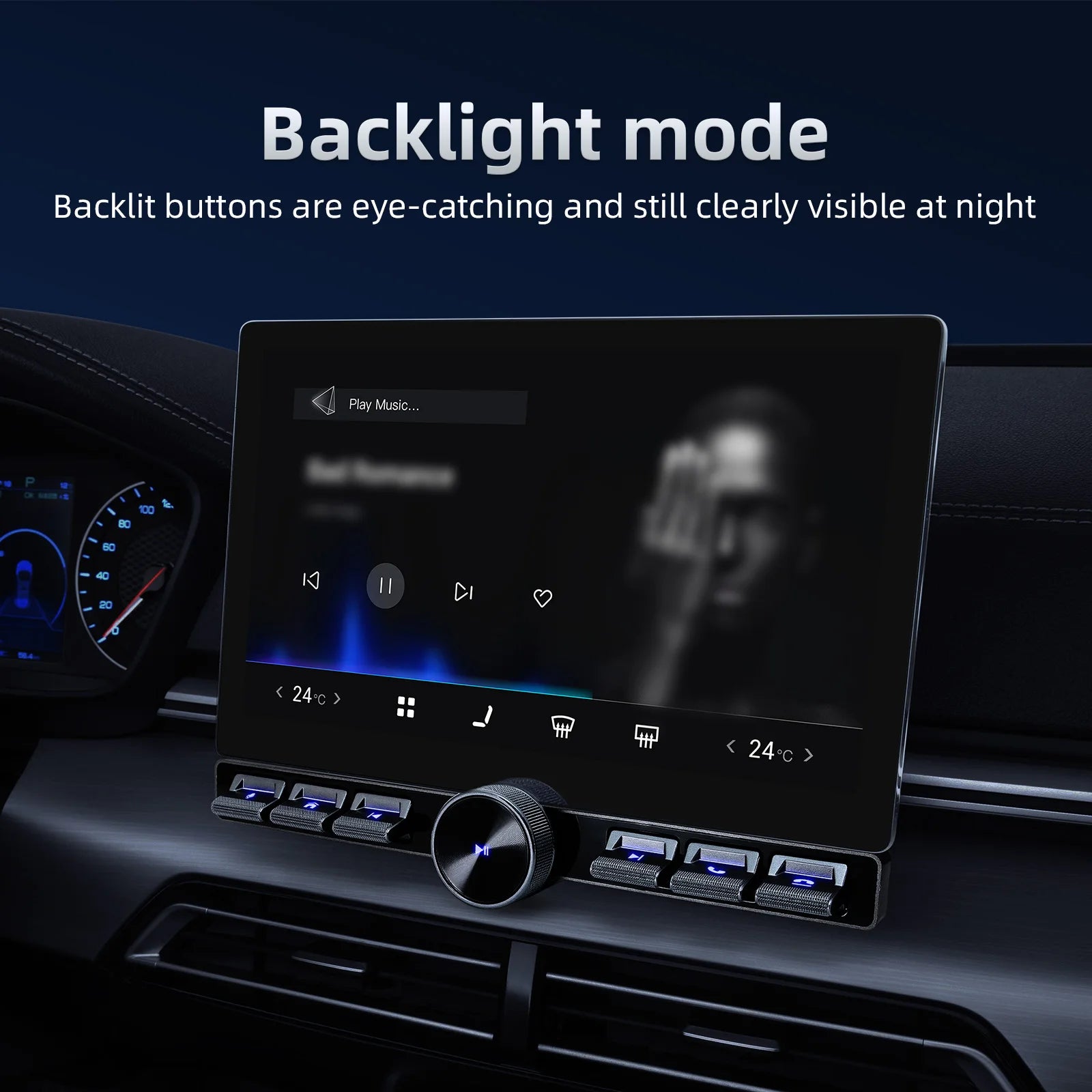 Wireless Multimedia Steering Wheel Control Button for Car Navigation - 14