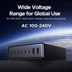 200W GaN 8-in-1 Desktop Fast Charging Station