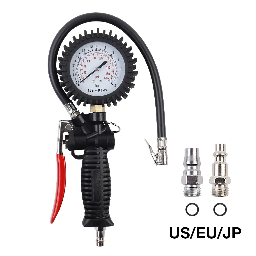 Heavy-Duty Digital Tire Inflator with Pressure Gauge 0-170 PSI - 8