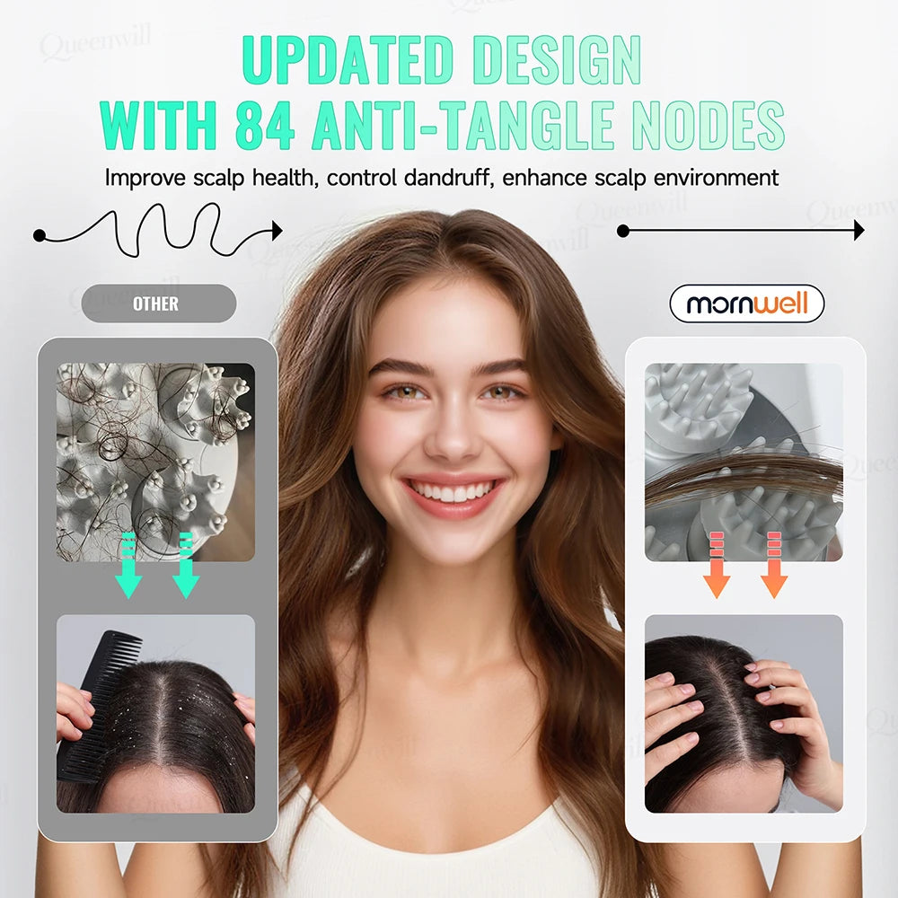 Portable Electric Water Flosser and Scalp Massager Set