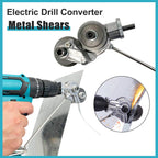 Electric Drill Plate Cutter Attachment Metal Sheet Nibbler Cutter