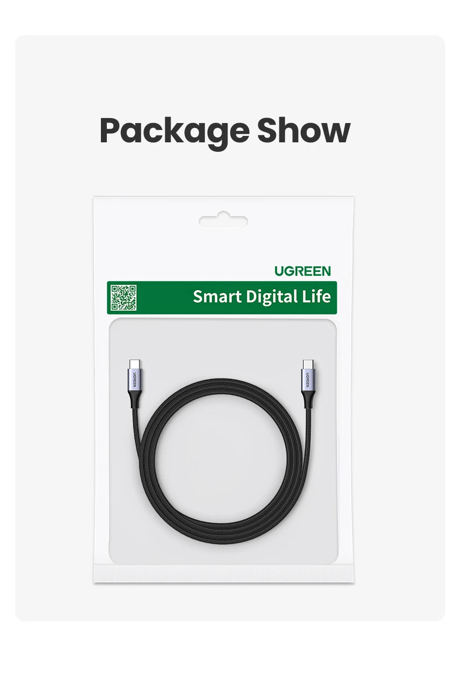 100W USB-C to USB-C Fast Charging and Data Sync Cable
