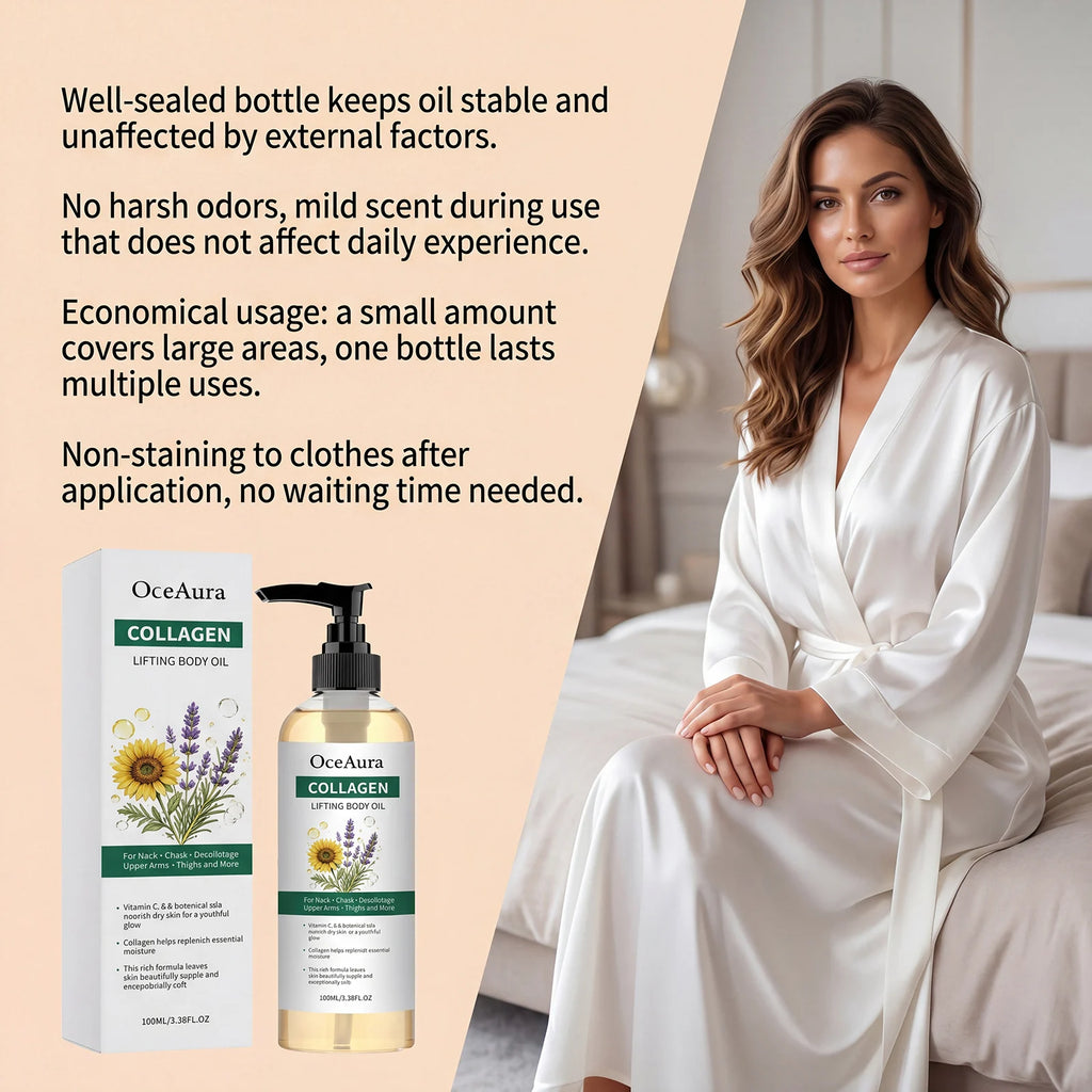 Collagen Nourishing Body Oil for Dry and Rough Skin