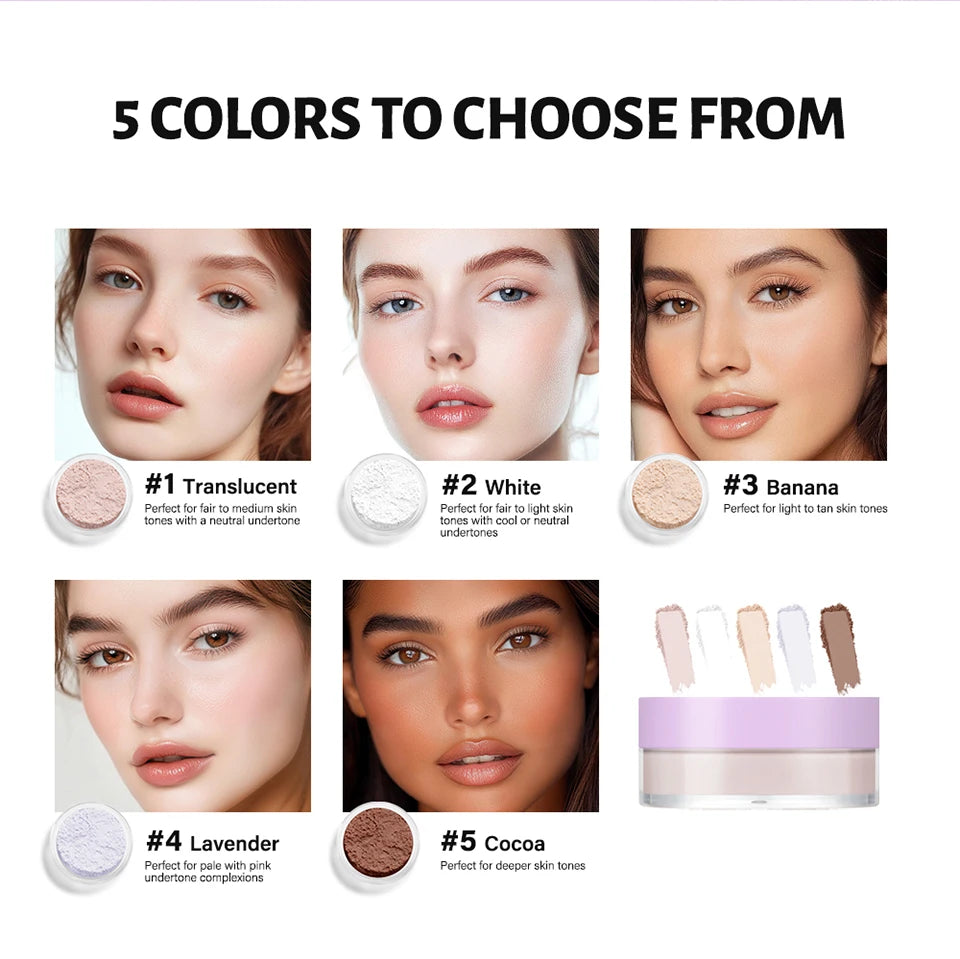 Oil-Control Matte Setting and Baking Face Powder
