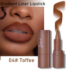 Matte Velvet Lip Liner Crayon for Long-Lasting Defined Lips