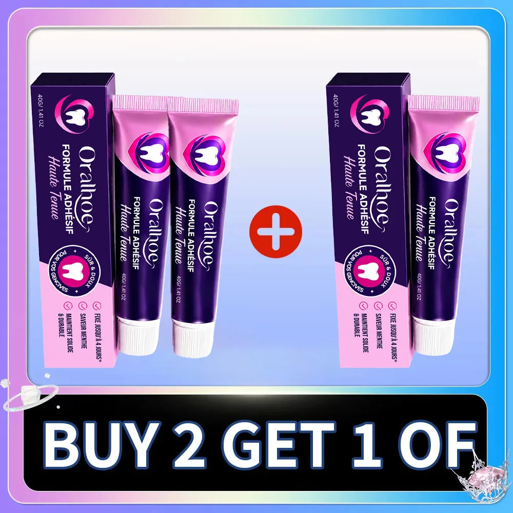 Silicone Denture Reline Cushion and Stabilizing Gel
