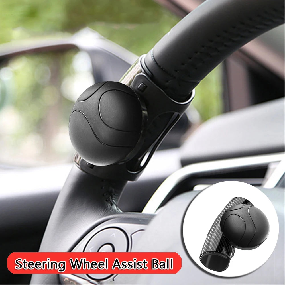 360 Degree Rotation Steering Wheel Booster Spinner Knob Handle