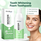 Whitening Foaming Toothpaste for Stain Removal and Fresh Breath