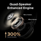 Wireless Noise Cancelling Bluetooth Headphones with Hi-Res Audio