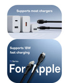 100W USB-C Fast Charging Data Cable for Smartphones and Tablets