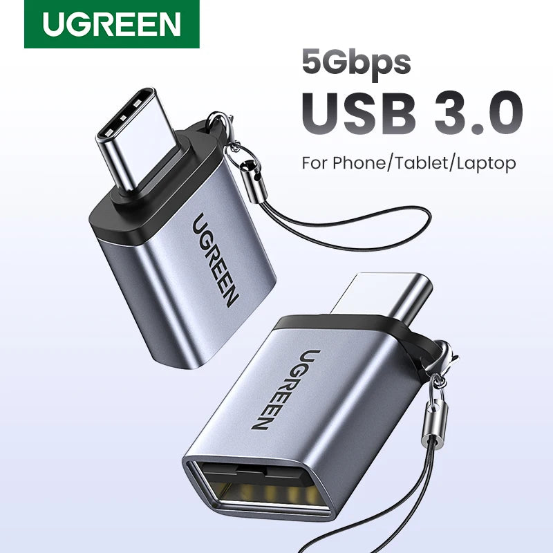 USB-C to USB 3.0 OTG Adapter for Smartphones, Tablets and Laptops