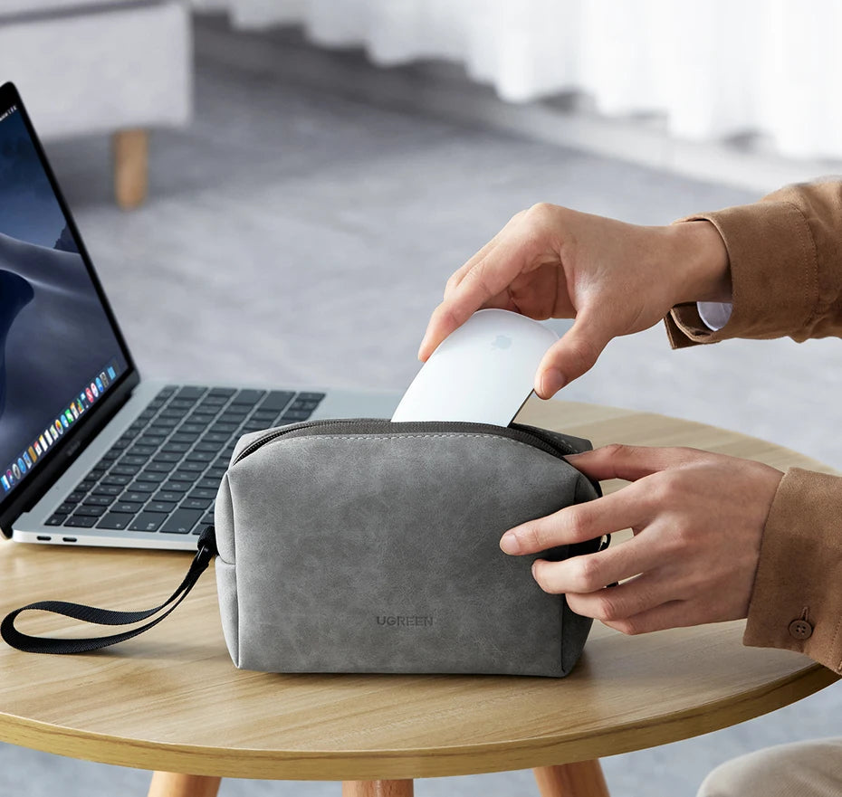 Portable Tech Organizer Case for Digital Accessories and Cables