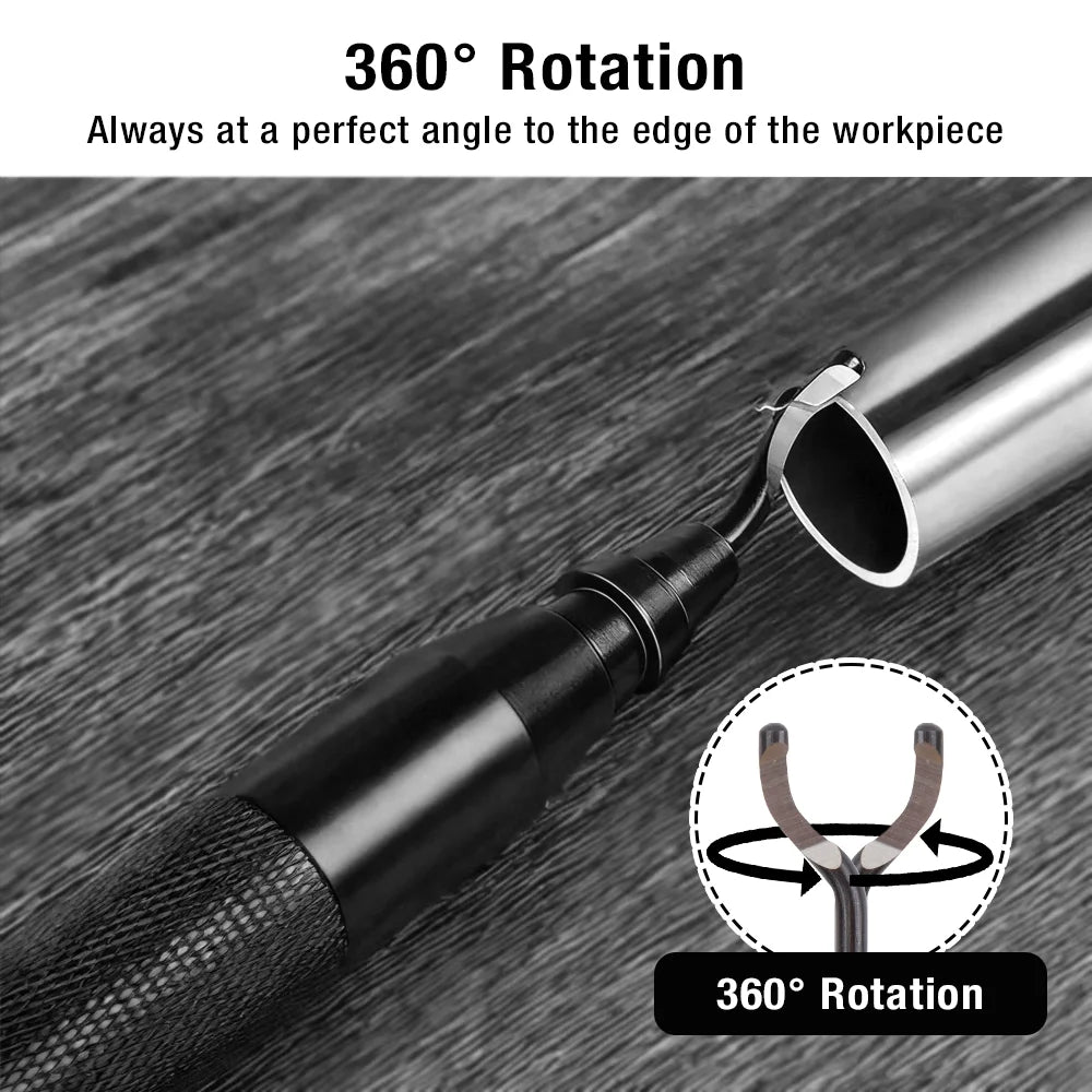 Rotary Deburring Tool with HSS Blades for Metal and Plastic