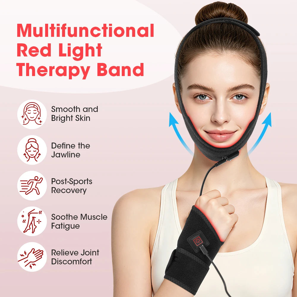 Red and Infrared Light Therapy Wrap for Face and Body - 5