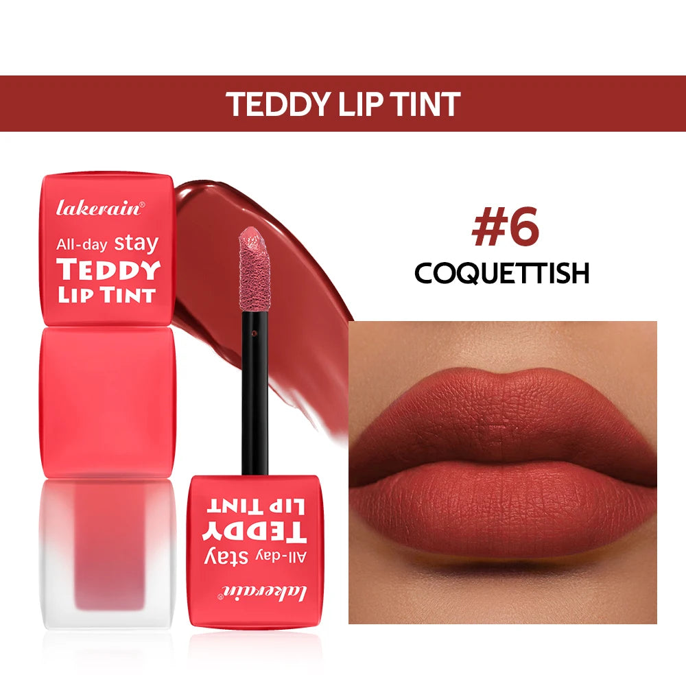 Waterproof Long-Lasting Matte Teddy Lip Tint - 20