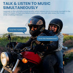 Bluetooth 5.3 Motorcycle Helmet Intercom Headset