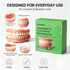Comfort Fit Silicone Snap-On Dentures for Instant Smile