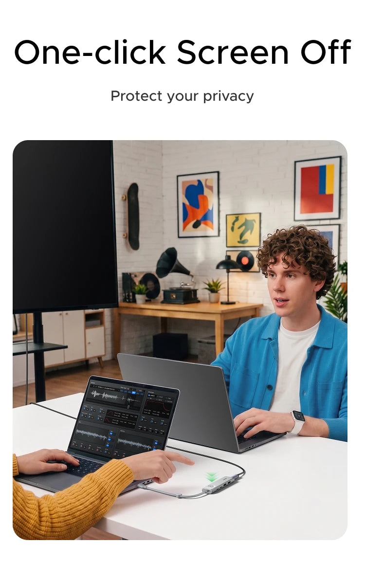 5-in-1 USB-C Hub with 4K 60Hz HDMI and 100W Power Delivery