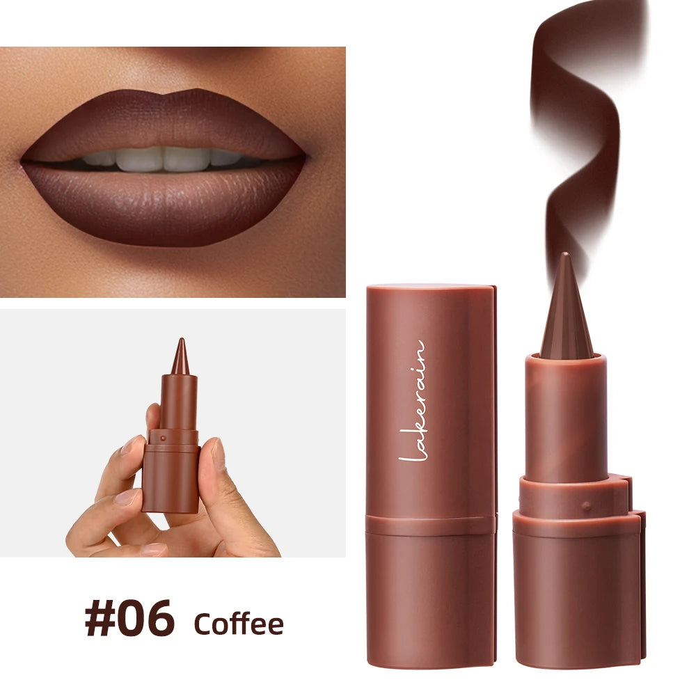 2-in-1 Waterproof Matte Lipstick and Lip Liner - 33