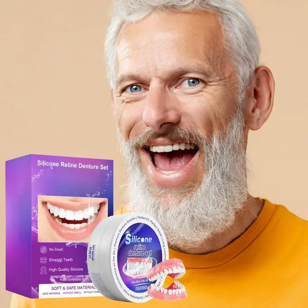 Temporary Silicone Denture Reliner and Fitting Kit