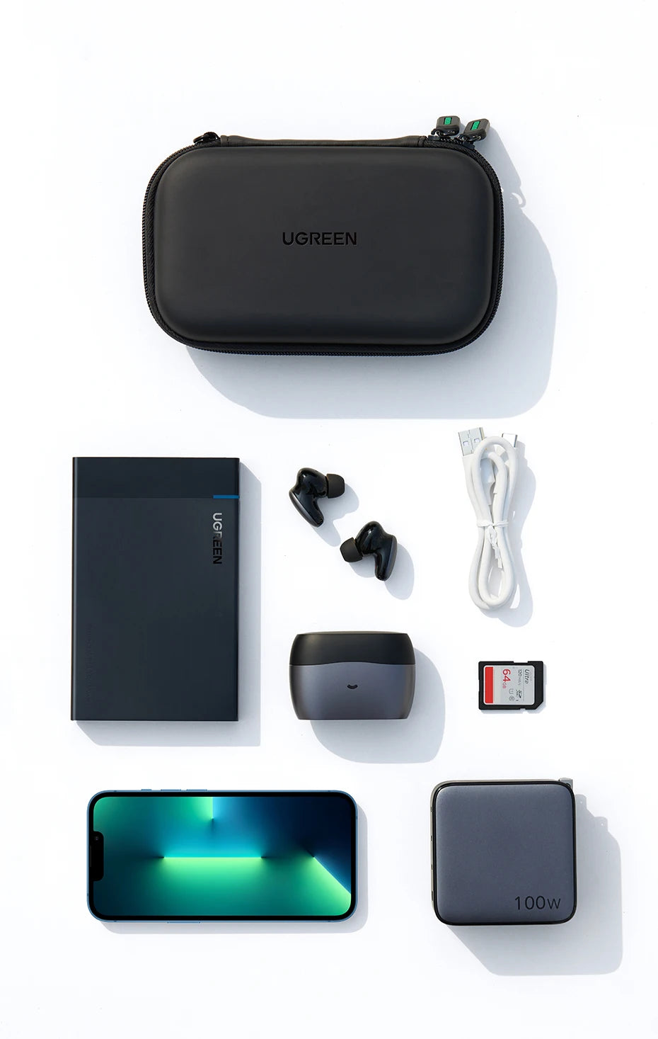 Shockproof Hard Drive Carrying Case for 2.5" HDD SSD