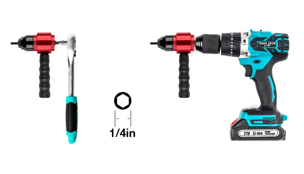 Electric Drill Rivet Nut Gun Adapter Tool M3-M8