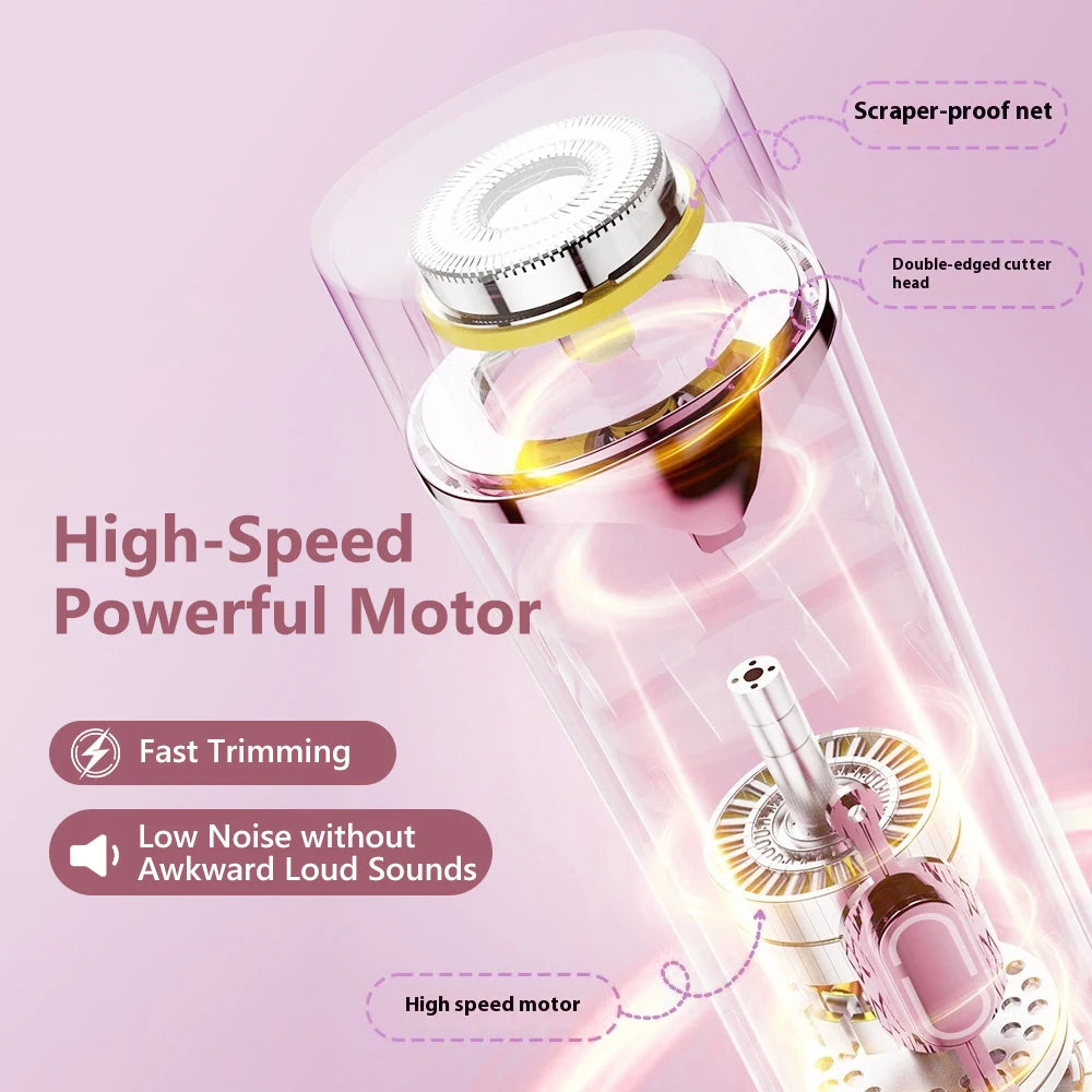 2-in-1 Dual-Head Painless Electric Razor for Women