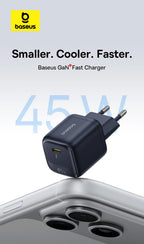 45W GaN USB-C Fast Charger for Smartphones and Laptops