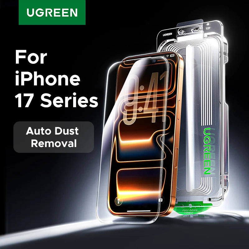 Auto-Installation Tempered Glass Screen Protector for iPhone Series