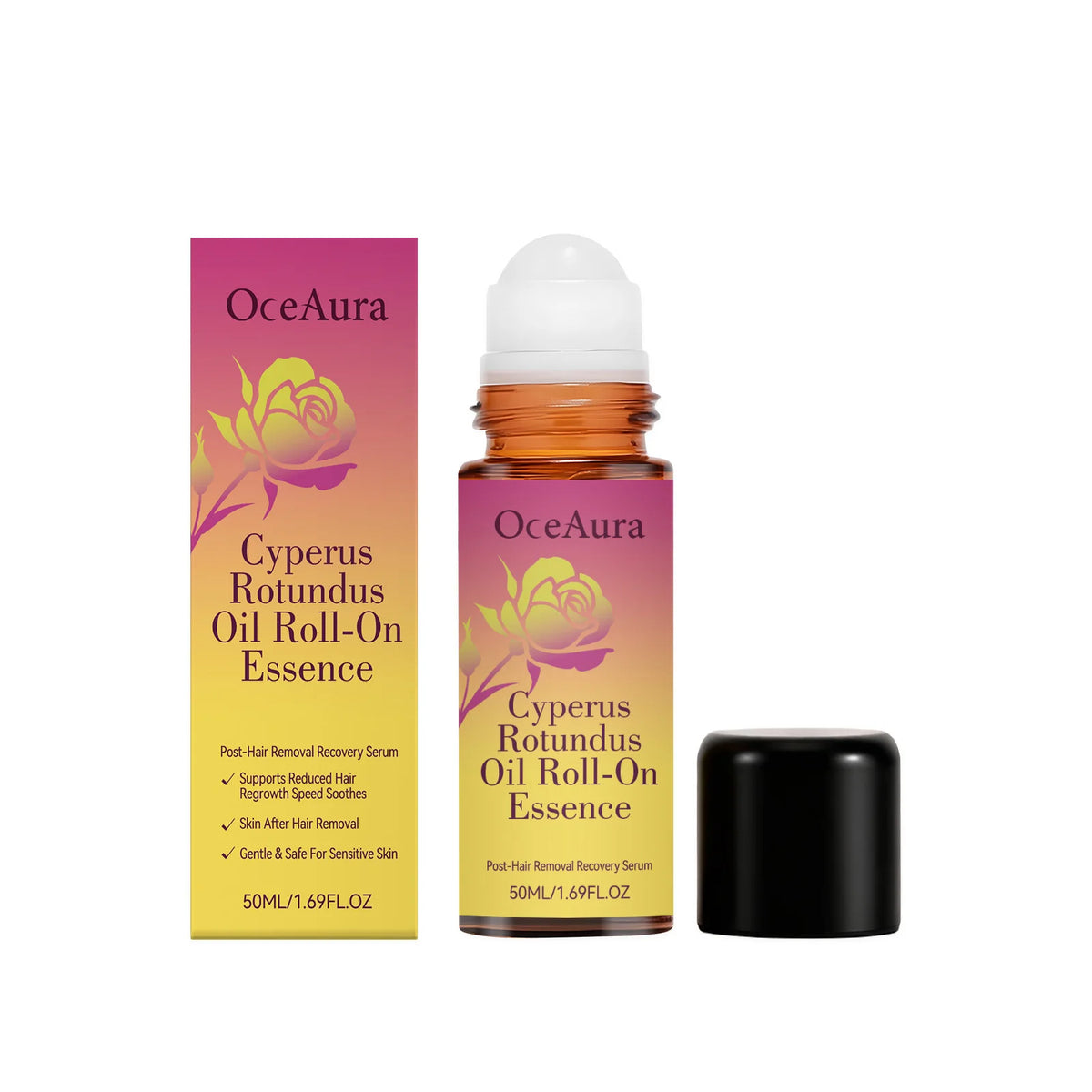 Cyperus Rotundus Post-Hair Removal Soothing Roll-On Oil