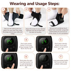 Wireless Ankle Airbag Compression Massager with Heat