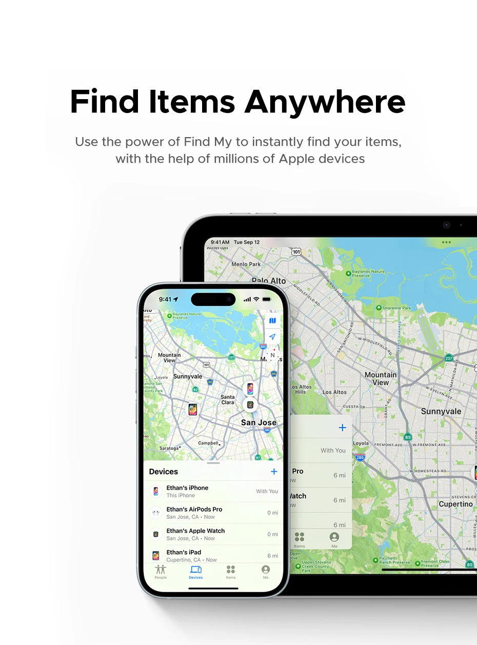 Smart Bluetooth Wallet Tracker for Apple Find My - 12