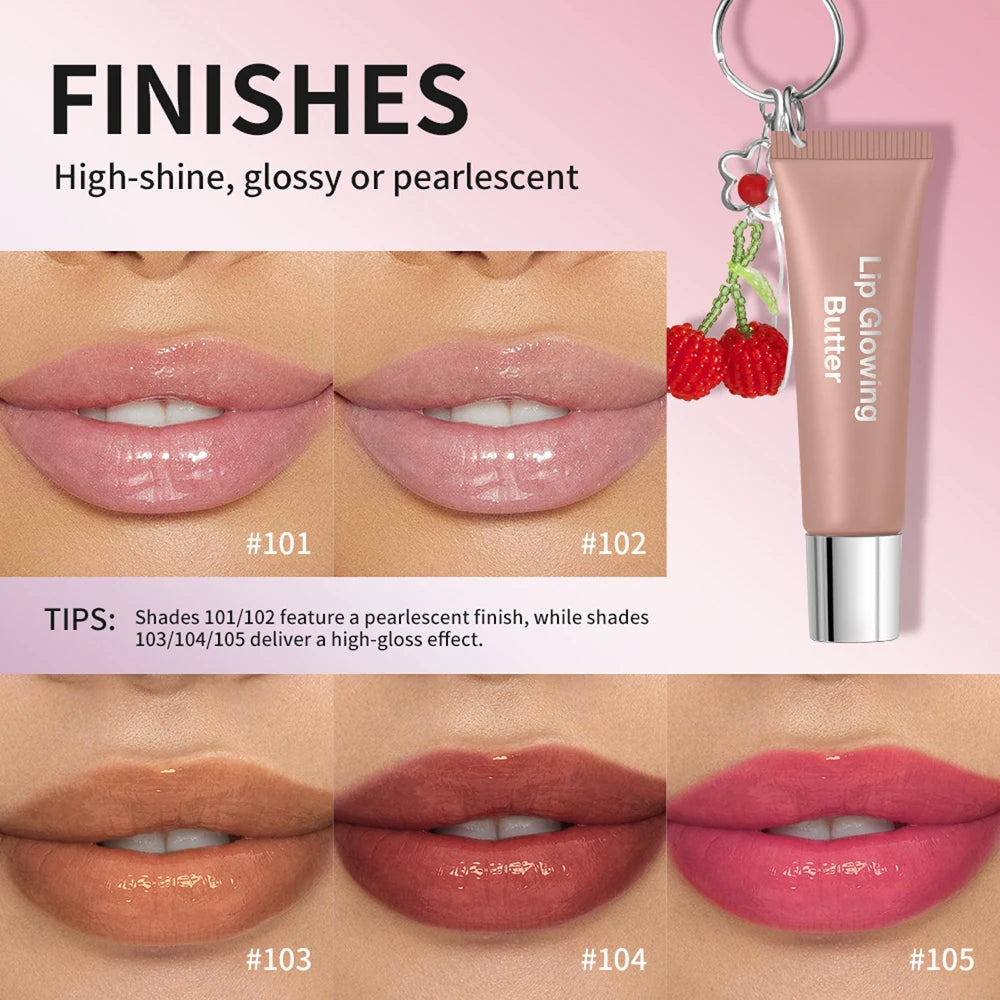 Moisturizing Lip Gloss with Keychain - 4