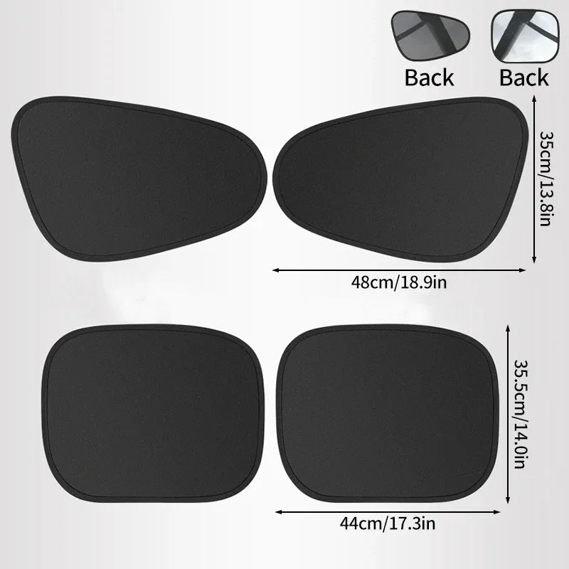 Electrostatic Car Side Window Sun Shade - 16