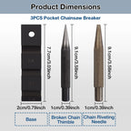 Chainsaw Chain Repair and Mending Tool Kit