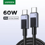 60W USB-C to USB-C Fast Charging and Data Cable
