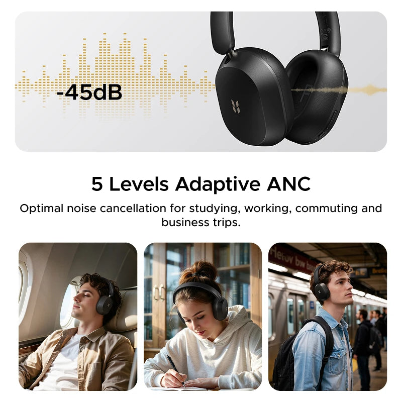 Wireless Noise-Canceling Over-Ear Headphones - 5