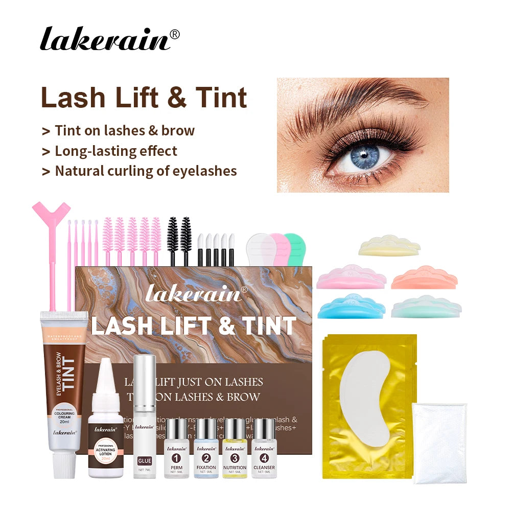 Professional Lash Lift and Eyebrow Tinting Kit - 1